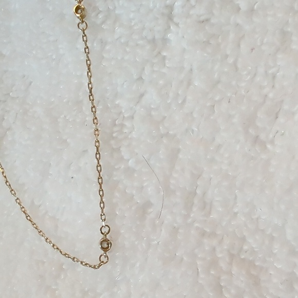 jcpenney Jewelry Gold K Real Diamond Ankle Bracelet 1g 9in Can Extend Out 10in Poshmark